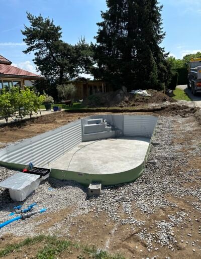 aménagement extérieur - installation piscine - entreprise de travaux publics à annecy et rumilly